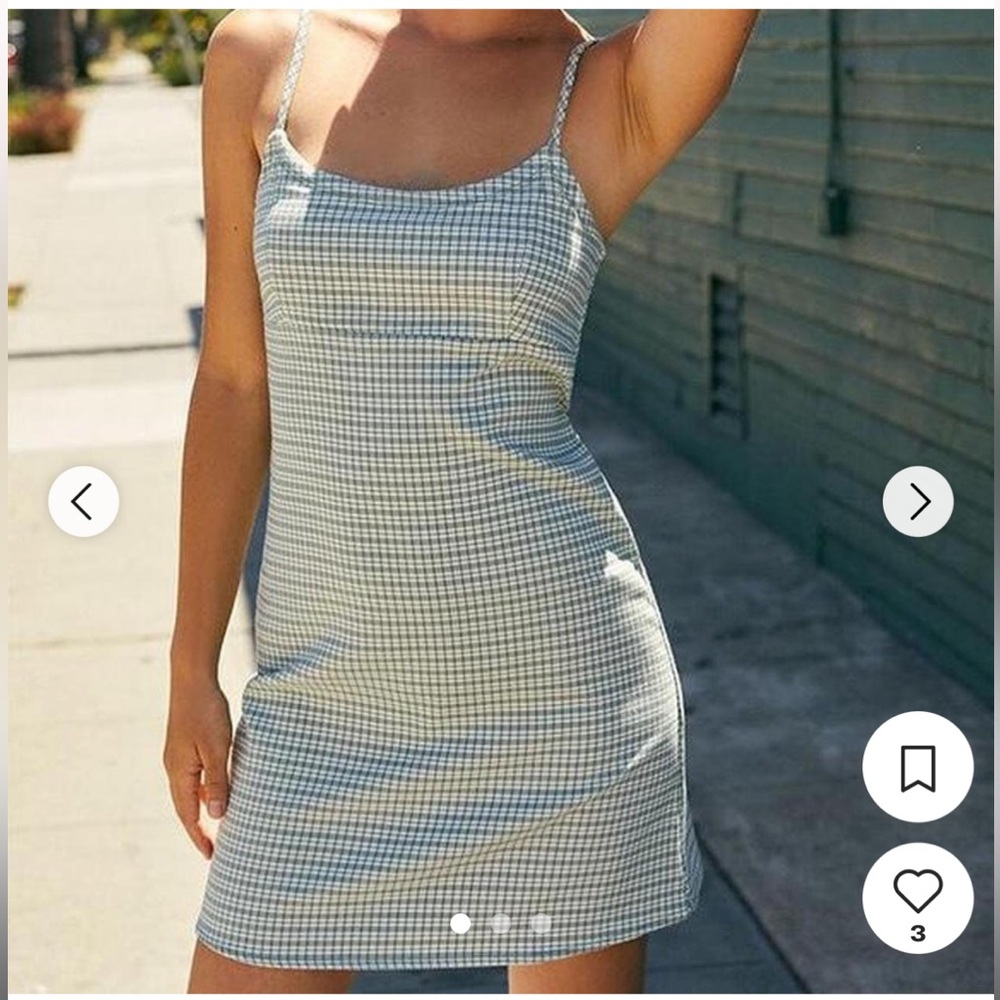 Brandy Melville John Galt Colleen Plaid Dress